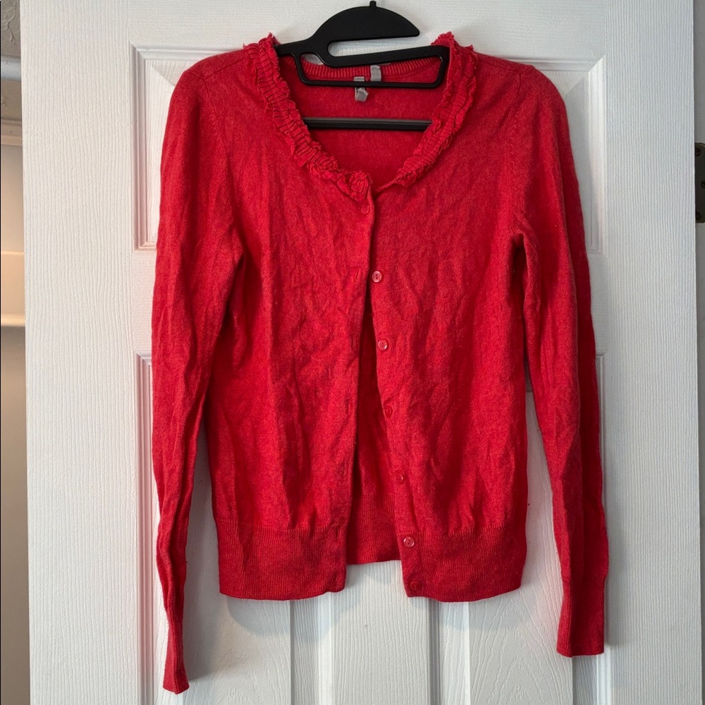 Caslon Vibrant Red Women's Cardigan